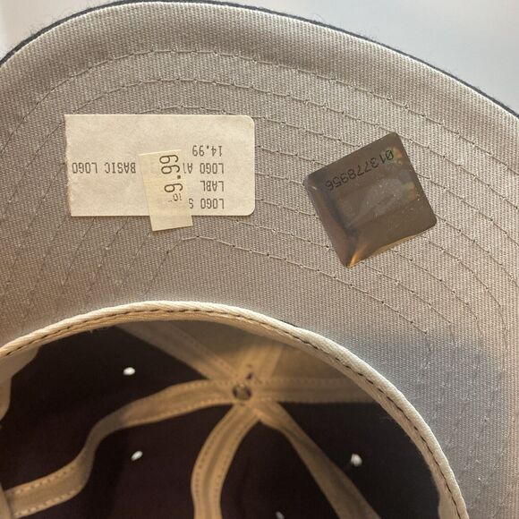 VTG New Era Utah Jazz Wool Hat Cap Purple Black Snapback Pro Model Deadstock NBA - Picture 8 of 11